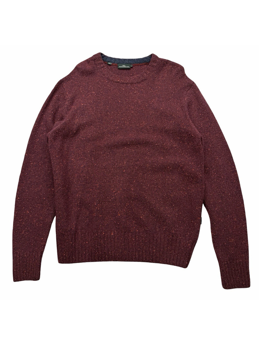 Rodd & Gunn Merino Wool Cox Road Knit Sweater Speckled Burgundy Size L